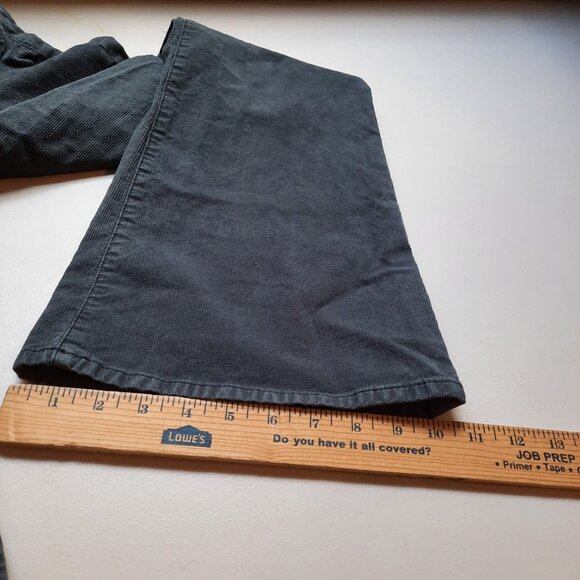 American Eagle Pants Womens 2 Gray Super Hi-Rise Flare Sailor Trouser Boho Cords - Picture 11 of 12